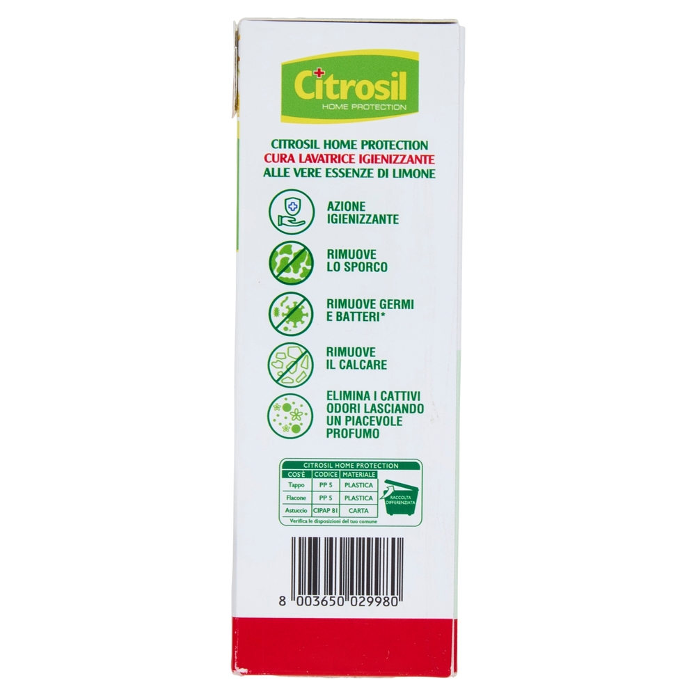 Citrosil Home Protection Cura Lavatrice Igienizzante 250 ml